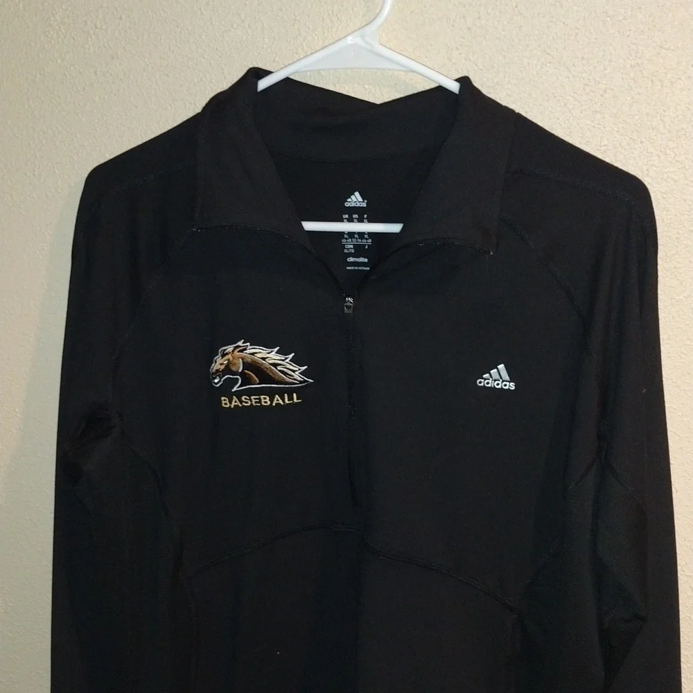Adidas Western Michigan University Half Zip Pullover Athletic Top XL